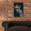 Art mural en verre épique «Giraffe» par Mark Ashkenazi, 24 po x 36 po-1012204195