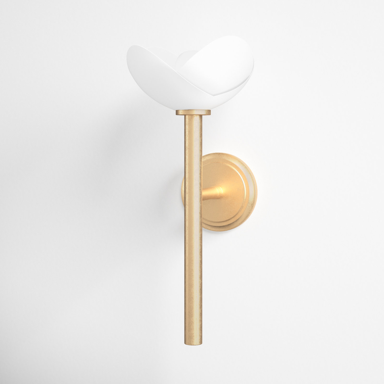 Limerick Single Light Steel Dimmable Wallchiere