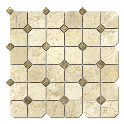 2" HEXAGON MOSAIC POLISHED