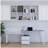 Techni Mobili Rotating Multi-Positional Modern Desk, Grey