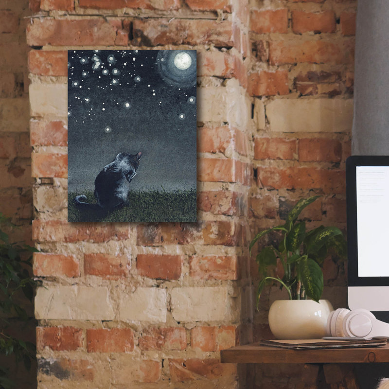 "Bain de lune" par Maggie Vandewalle, H 16 po x l 12 po x P 0,75 po