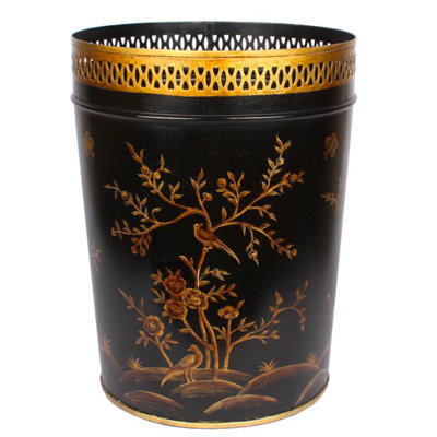 Chinoiserie 4 Gallons Waste Bin