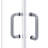 35-36" W X 72" H Semi-Frameless Shower Door-62295904