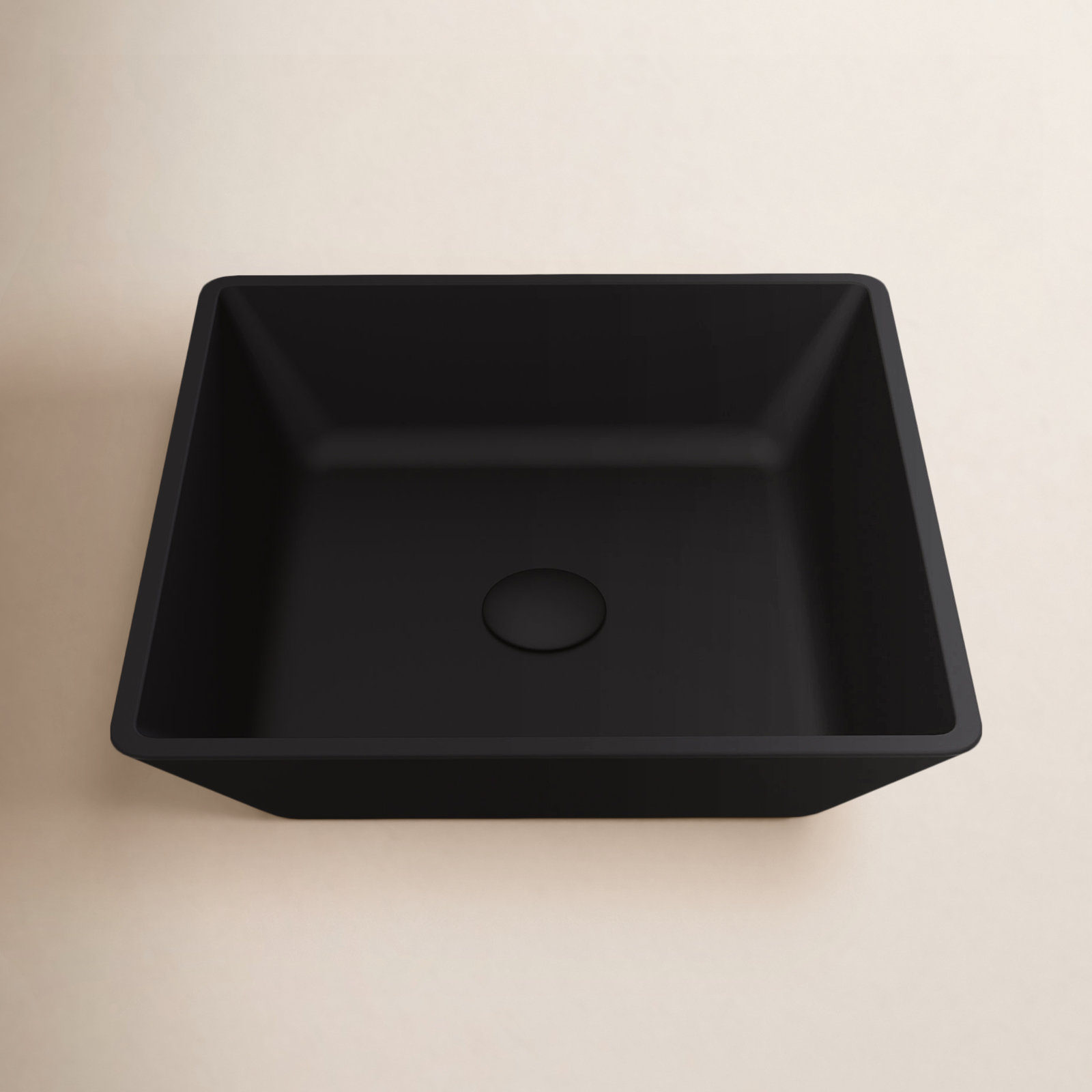 Roma Square Glass Vessel Bathroom Sink