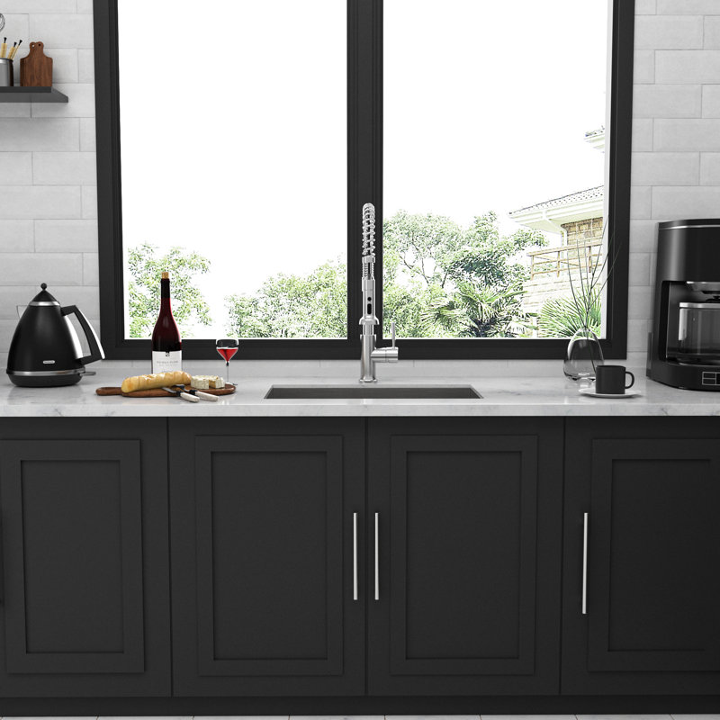 30X18 Inch Undermount Stainless Sink - 9 Deep, 18 Gauge With Smooth Finish And Condensation Coating 30" Steel Kitchen Gauge, Deep Stain Foldable Rack
