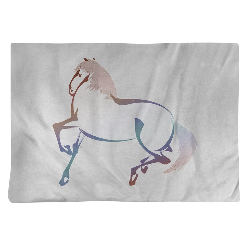 Récapitulatif pour le cheval 18" japanese Keito Sato, Rouge / Bleu, Sergé de coton