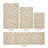 Hugo Premium 100% Cotton 2370 GSM 4-Piece Tufted Bath Rug Set with Non-Slip Spray Latex Backing, OEKO-TEX® Certified, Super Absorbent & Machine Washable, Sand-286268680-286268720