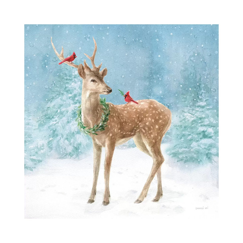 Woodland Celebration III by Danhui Nai - Wrapped Canvas Painting, 45.72 cm H x 45.72 cm W