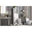 Grande armoire de rangement polyvalente avec plusieurs options de rangement et tablettes réglables pour divers espaces.-1881724347