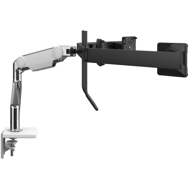 M10 W/Triple Crossbar & Handle, Polished Aluminum, White, Triple