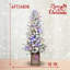 Arbre de Noël enneigé 4 pi avec