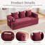 3 Seater Corduroy Sofa-717764787