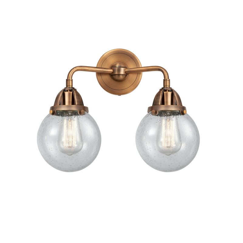 Shauna 2 - Light Vanity Light, Antique Copper, No Bulb Included