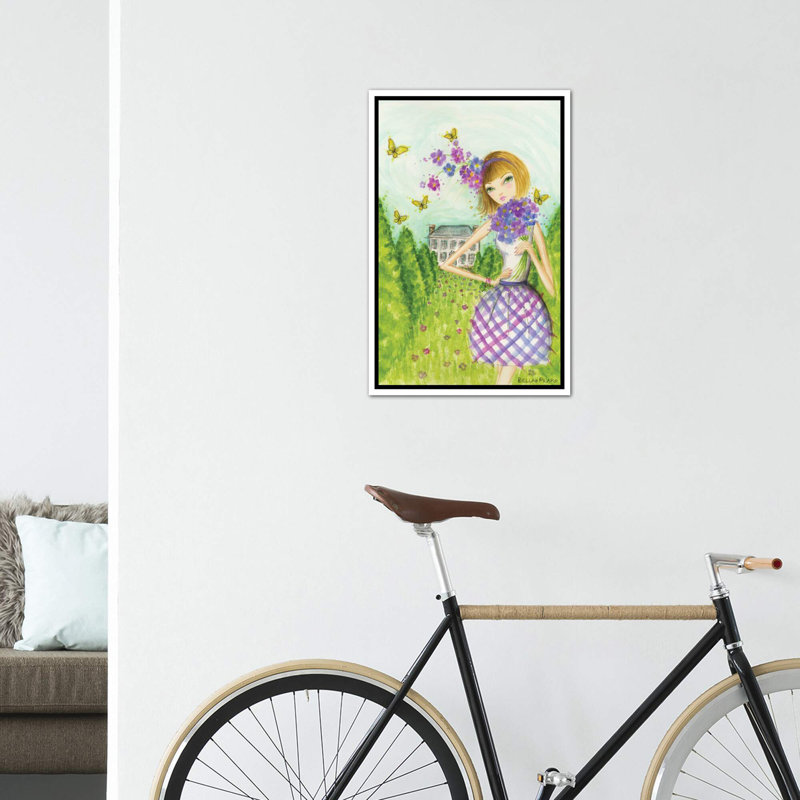 Printemps à Summerside # 2, art, H 40 po x l 26 po x P 1,5 po, Toile blanche encadrée