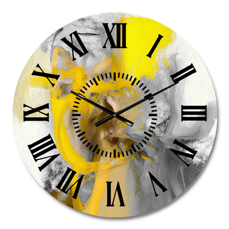 Vivid I - Horloge murale abstraite, Médium