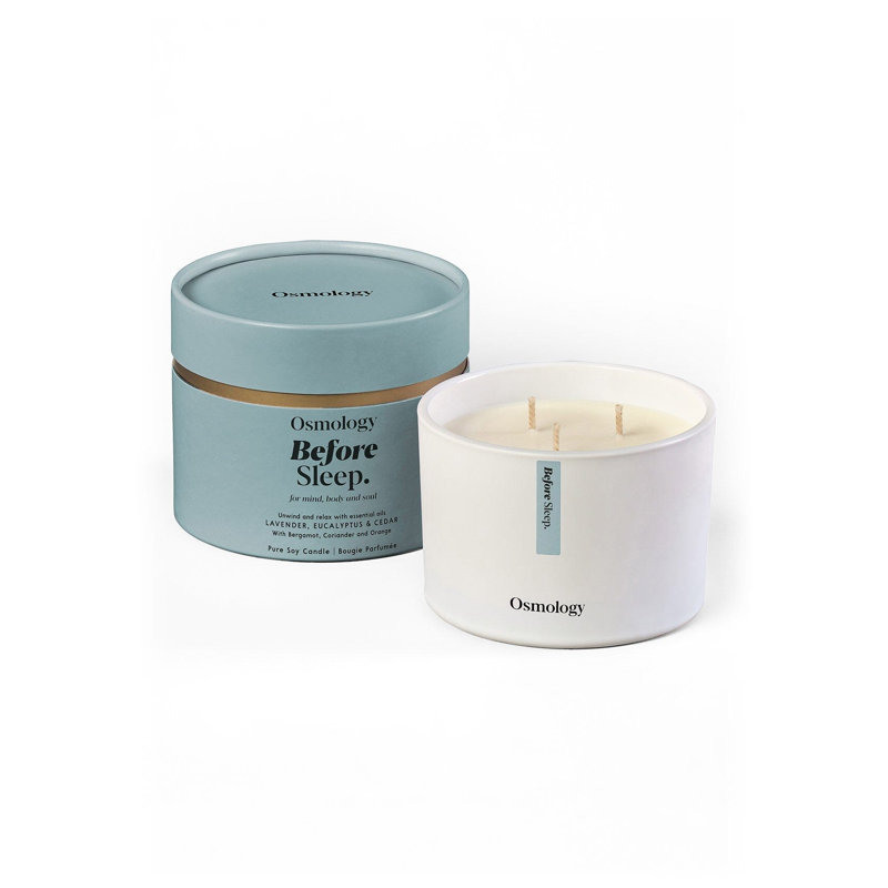 Bougie triple mèche parfumée Avant de dormir