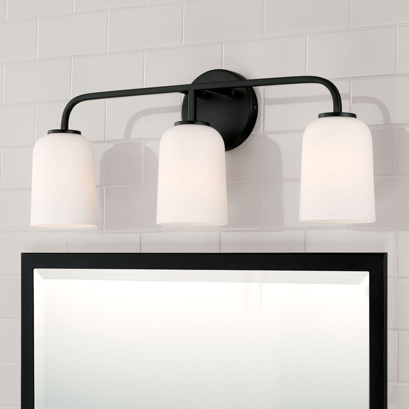 Newmarket 3 - Light Dimmable Vanity Light, Matte Black