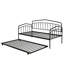 Black Twin Daybed With Trundle - Frame, Bedroom Noticeable Sumptuous