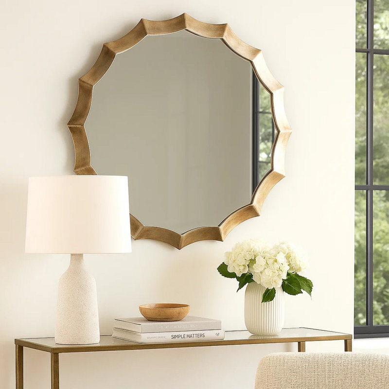 Metal Flat Wall Mirror
