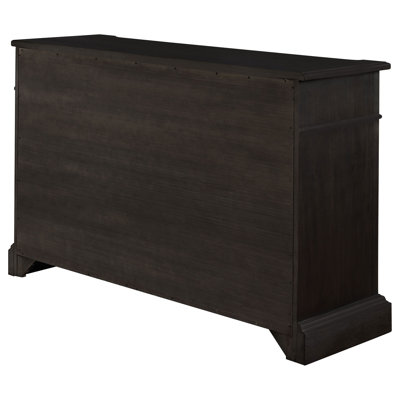 Larchmont Distressed Noir 3-Drawer Server