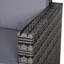 130cm Wide Rectangle Wicker Loveseat with Cushions-39891286
