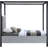 Kelly Upholstered Canopy Bed-94559501-94559502