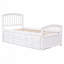 Lit plateforme simple en bois massif avec 6 tiroirs-1649793766