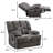 Batholo 42.9" Wide Modern Manual Glider Upholstered Recliner-71248621