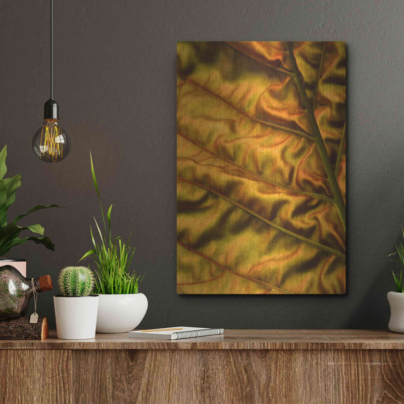 «Golden Desert» par Luxe Metal Portfolio, H 16 po x l 12 po