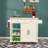 Dasjah Wood Kitchen Island