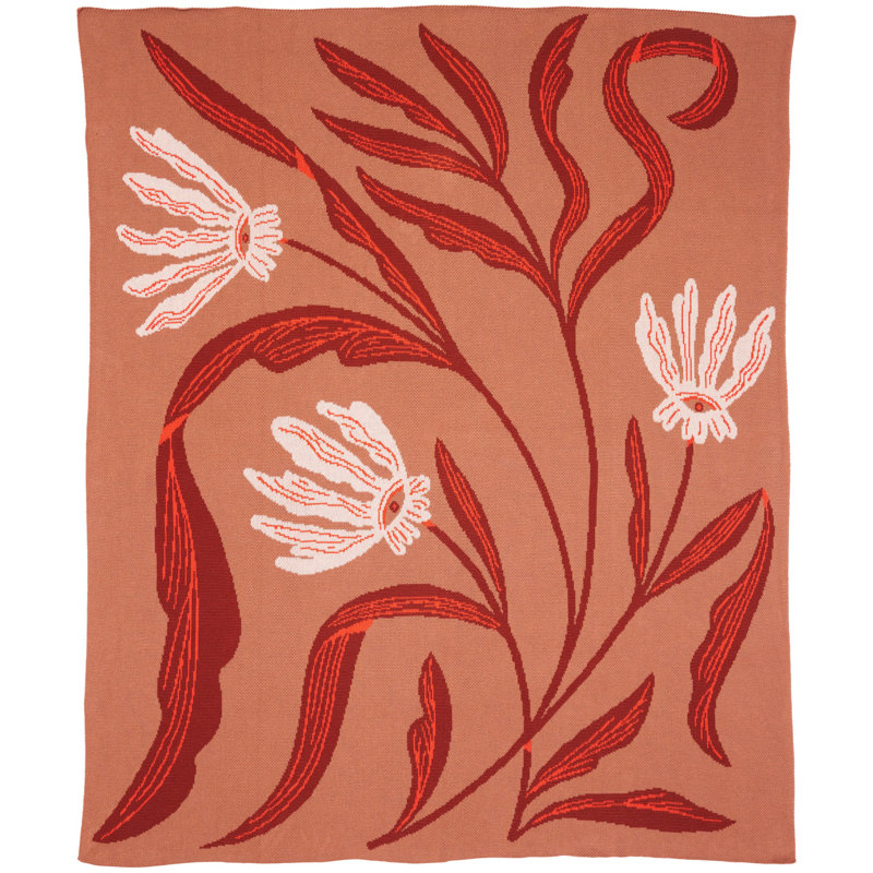 Flora Vision, Oxblood Lily, Organic Cotton