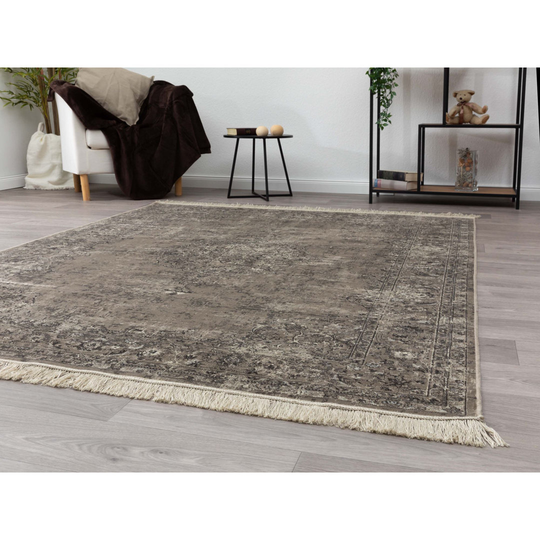 Teppich Adreona in Taupe