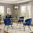 Wadley Glass Top Metal Base Dining Table-357195875-357195884