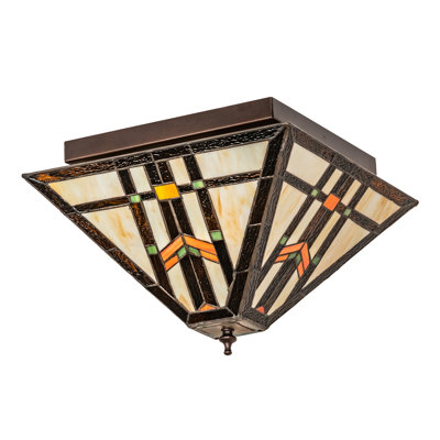 Prairie Wheat 3 - Light Flush Mount