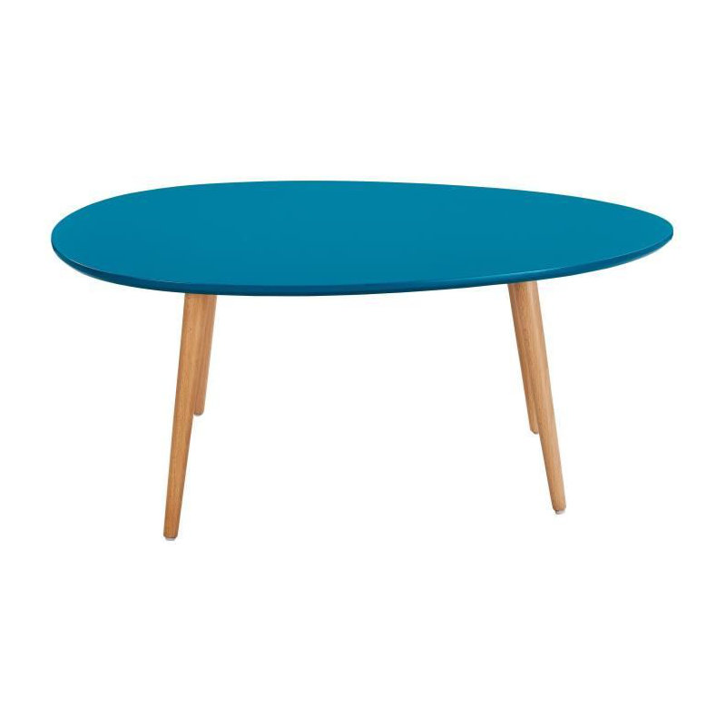 Boydton Four Leg Coffee Table, Blue