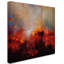 Terre rouge - reproduction d'art graphique sur toile-31355468