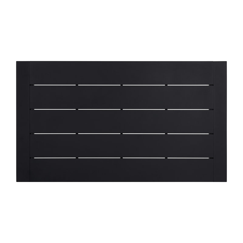 MERANO DINING TABLE - BLACK - 70", 30”H x 70”L x 40”W