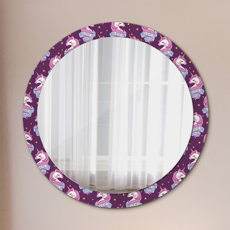 Huldar Glass Flat Wall Mirror