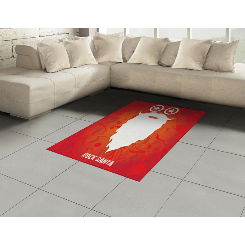 Indie High Density Long Fiber Poly Threads Decorative Area Rug Carpet, Rectangle 4' x 5'8"