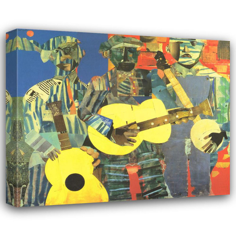 Three Folk Musicians, 1967, 15" H x 18" W