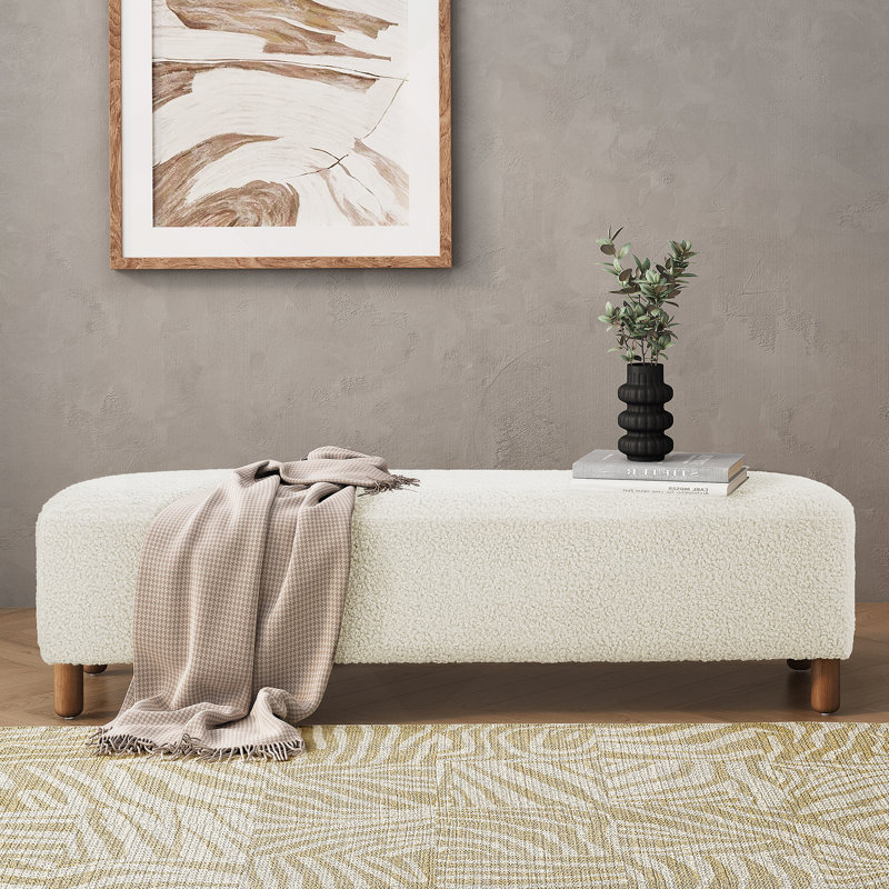 Repose-pieds confortable, blanc, Blanc