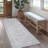Denyah Washable Area Rug for Living Room  Non Slip Gray Rugs Gray-13900880