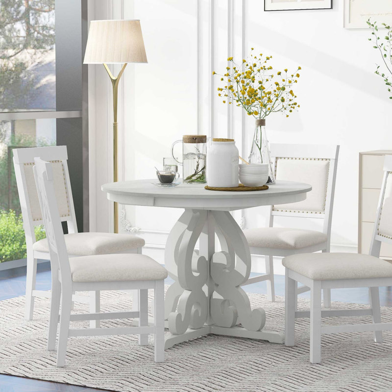Jacqueline Dining Set, Gray