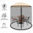 Marla Mosquito Net for Patio Umbrellas - Bug Screen to Keep Out Insects - Zippered Mesh Cover