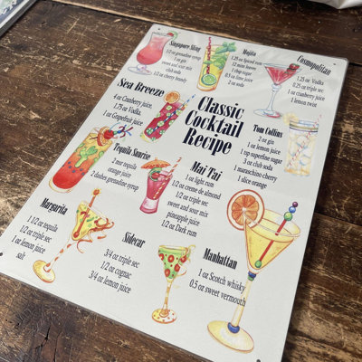 Handmade Food & Beverage Wall Decor on Metal