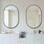 Miroir mural de salle de bain 36 po x 24 po, miroir mural encadré pour la salle de bain, suspendu vertical ou horizontal, miroir HD moderne pour la chambre à coucher, vestibule