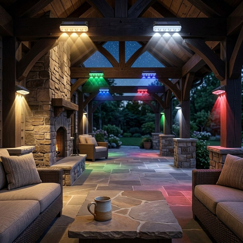 Natural Solar Powered Deck Light