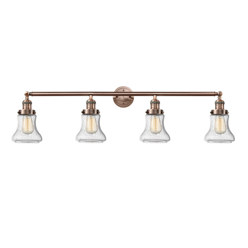 Edda 4 - Light Dimmable Vanity Light, Seedy, Antique Copper, Bulb Not Included