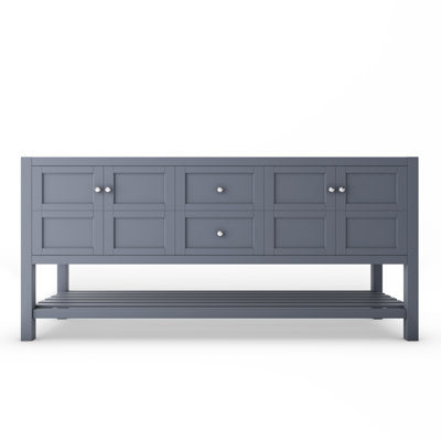 Anneus 71.25 " Double Bathroom Vanity Base