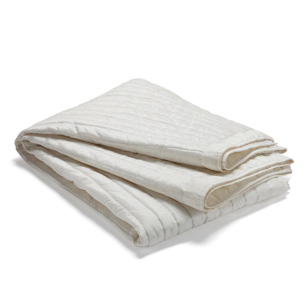 Iconium Polyester Solid Colour Bedspread, 180 x 270 cm Bedspread, Champagne